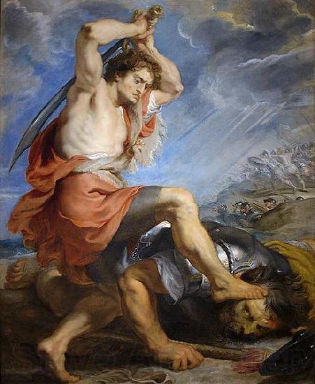 Peter Paul Rubens David Slaying Goliath Germany oil painting art